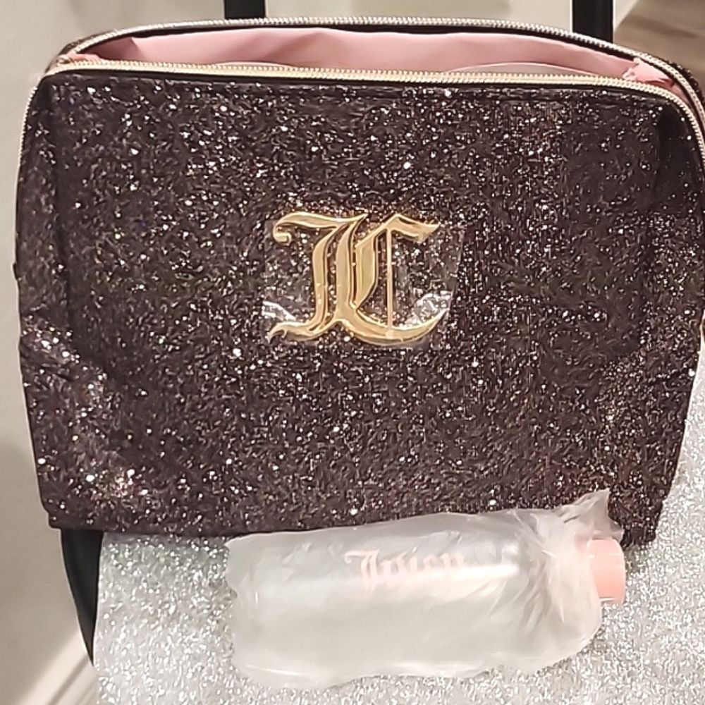 Juicy Couture Metallic Glitter Cosmetic Pouch — image 6 of 8